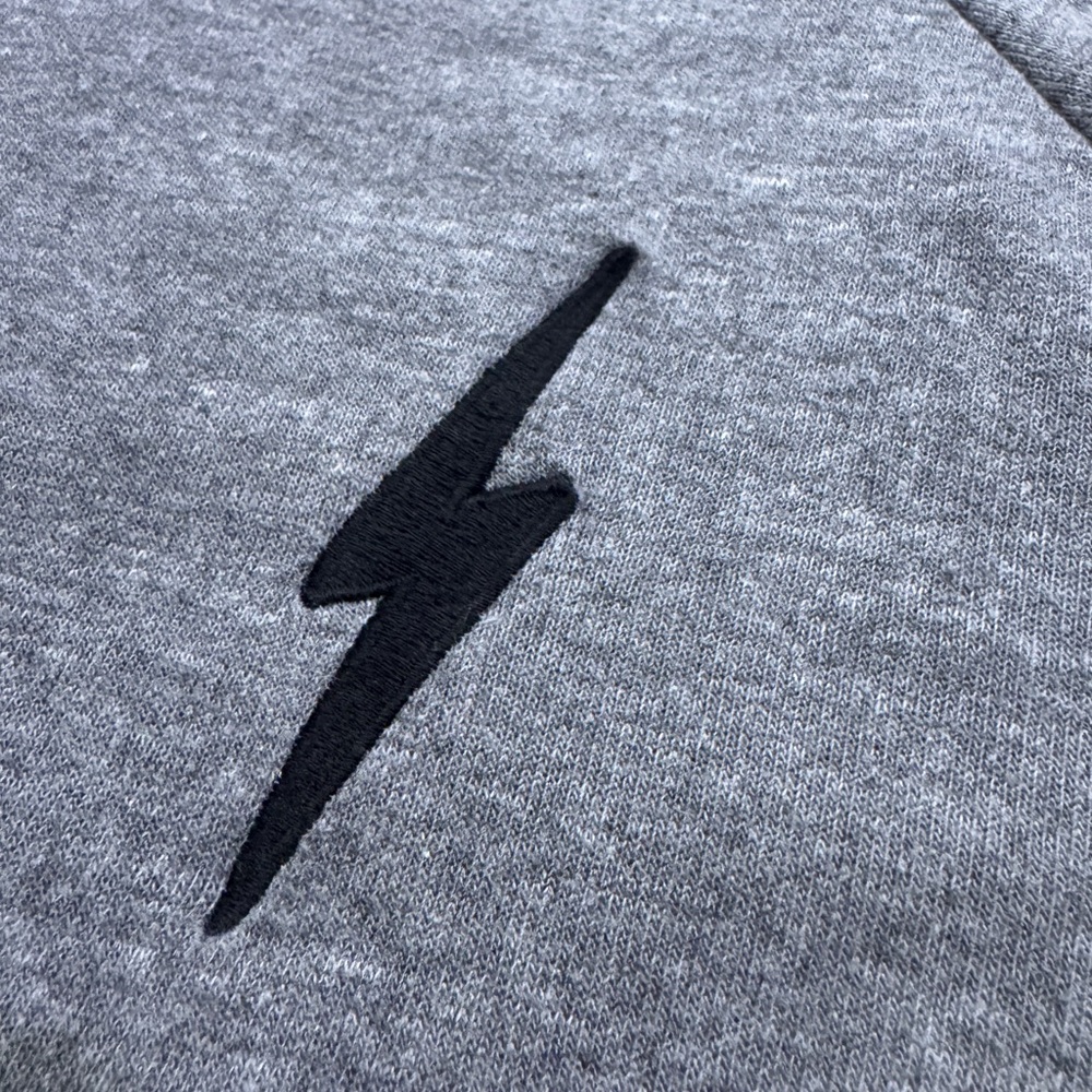 Aviator Nation Heather Grey Rainbow 5 Stripe Cropped - Picture 8 of 8